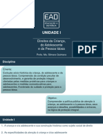 Slides de Aula - Unidade I DIR CRIAN, ADOLESC E PESSOA IDOSA D63G - 33901 - A - R - 20241