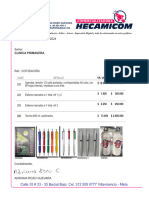 Cotizacion Hecamicom CLINICA PRIMAVERA MarZO 20 - 2024
