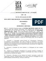 REGULAMENTO 12ª EDIÇÃO CANTO DE LUZ 2023