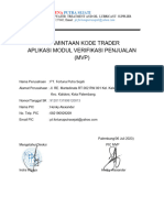 Penugasan Dan Permintaan Kode Trader MVP