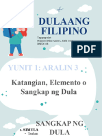 Dulaang Filipino Dela Cruz Cess