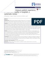 Instruments To Measure Patient Experience of Healthcare Quality in Hospitals: A Systematic Review