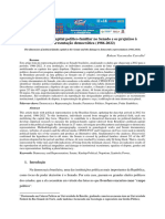 TRABALHO COMPLETO A Dimensão Do Capital Político Familiar No Senado e Os Prejuízos À Representação Democrática 1986 A 2022