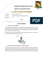 Grupo 9 Cono de Abrams Informe