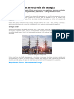 Fontes renováveis de energia - Brasil Escola