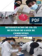 Determinacion de Co EN Muestras de Gases de Combustion: Quimica Ambiental