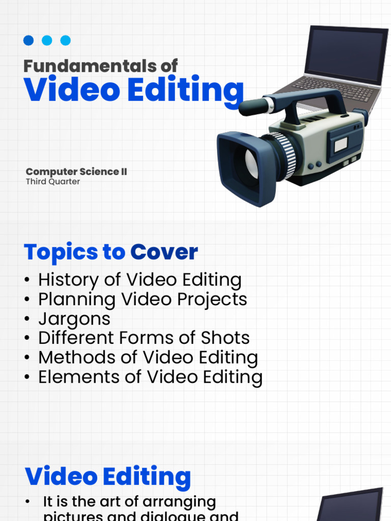 Video Editing Fundamentals Guide Pdf Composition Visual Arts Video