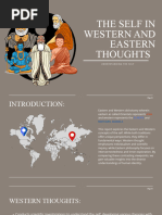 The Self in Western and Eastern Thoughts