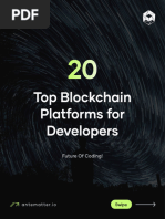 20 Top Blockchain Platform For Developers