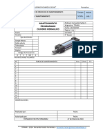 Protocolo de Mantenimiento de Cilindro Hidraulico