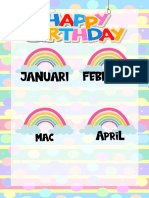 DECO - BIRTHDAY CHART