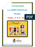 Atividade Gênero Textual Piada- 3º e 4º Anos