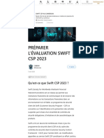 PRÉPARER L'ÉVALUATION SWIFT CSP 2023 - LinkedIn