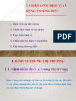 Chương 7 - Chiến lược định vị và xây dựng thương hiệu