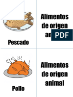 Memorama Alimentos