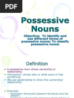 Possessive Nouns