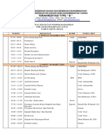 Rundown Kegiatan Pondok Ramadhan 1445 H