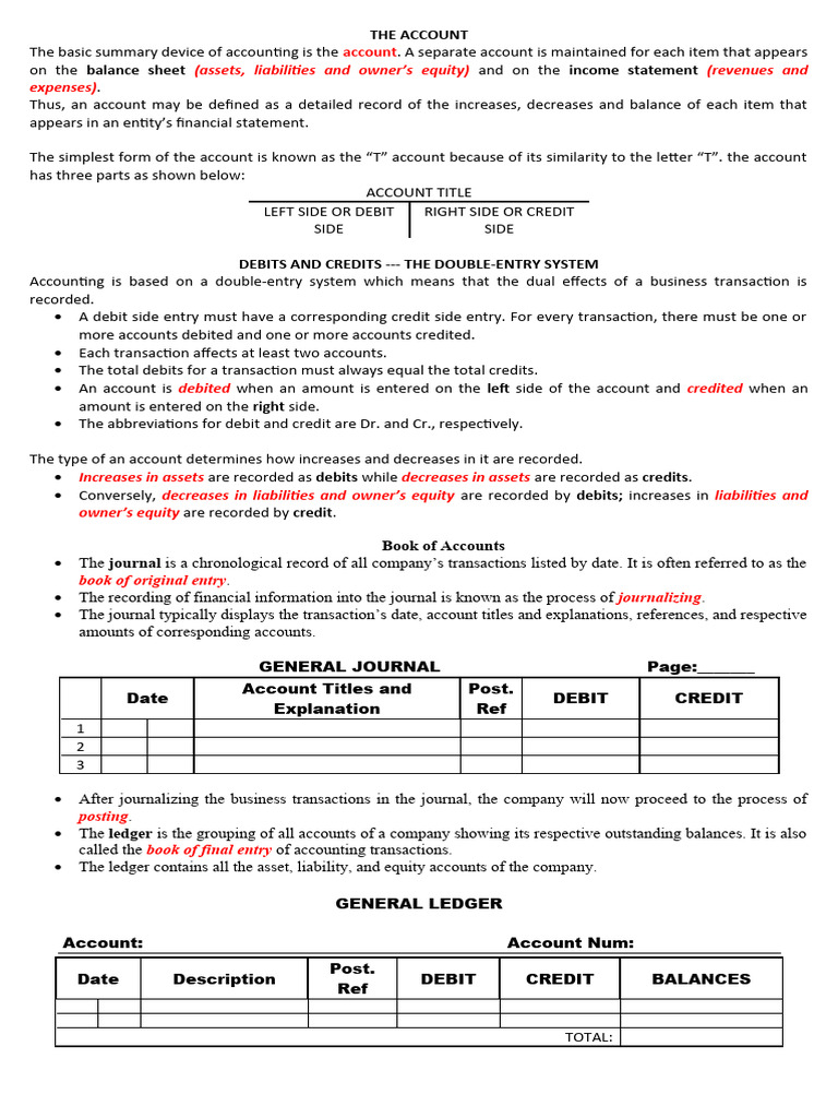 Rules of Debit Credit | PDF | Debits And Credits | Financial Accounting