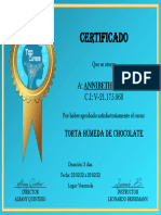 Annibeth Perez. Certificado T