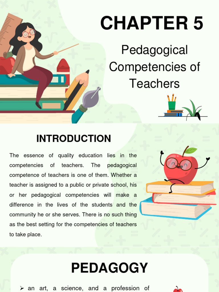 Pedagogical Competencies of Teachers | Download Free PDF | Pedagogy ...