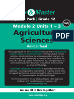 Study - Master - Gr12 - AgriScienc - Animal Feed 1