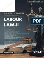 Labour Law - LLB - IV Semester