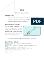 TP 02 Filtrage Des Signaux Aléatoires