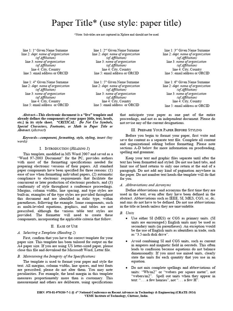 Crate Formatting Guidelines | PDF | International System Of Units ...
