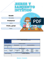 Saberes y Pensamiento Científico Formatos