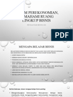 Sistem Perekonomian, Memahami Ruang Lingkup Bisnis