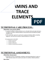 Vitamins Minerals and Trace Elements