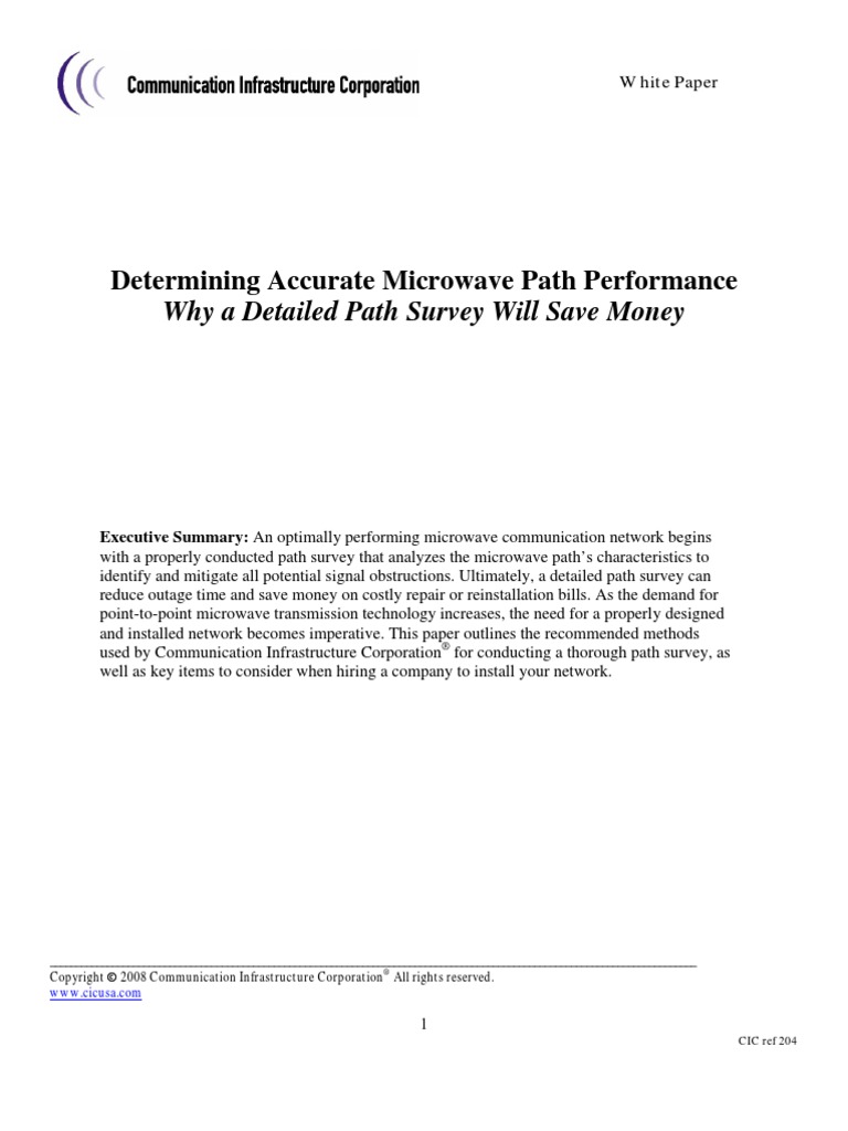 Conducting Path Surveys | PDF