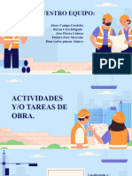 4 Actividades y Tareas de Obra