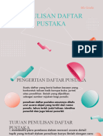 Penulisan Daftar Pustaka