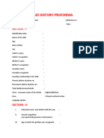 Case Study Proforma