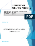 Situational Analysis-Topic 2