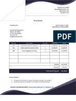 A Job Hire Quotation Template