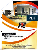 Academic Programme 2021-22