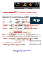 ÑAWPAQ PACHA RIMACHIY / Conjugación Tiempo Pasado: Yapana Siq'Ikuna/ Sufijos