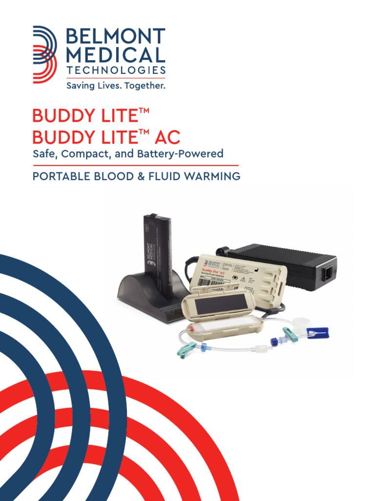 Ref Belmont Buddy Lite AC Brochure 2-1 | PDF | Hypothermia | Major Trauma