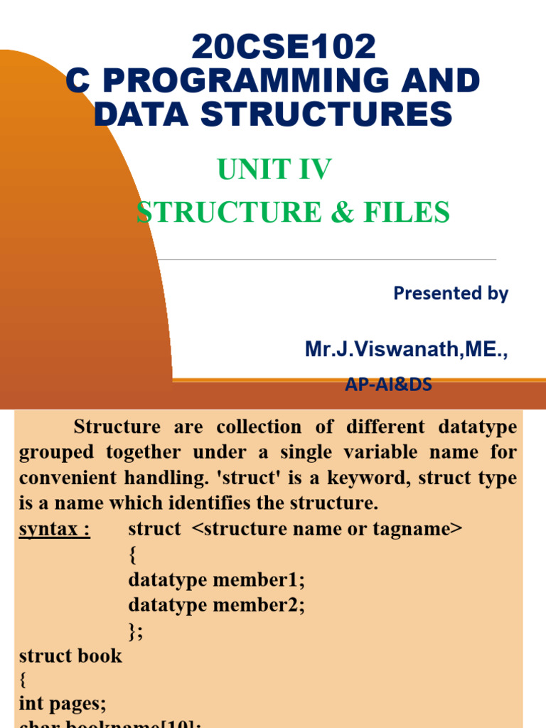 Structure in C | Download Free PDF | Programming Paradigms | Computing