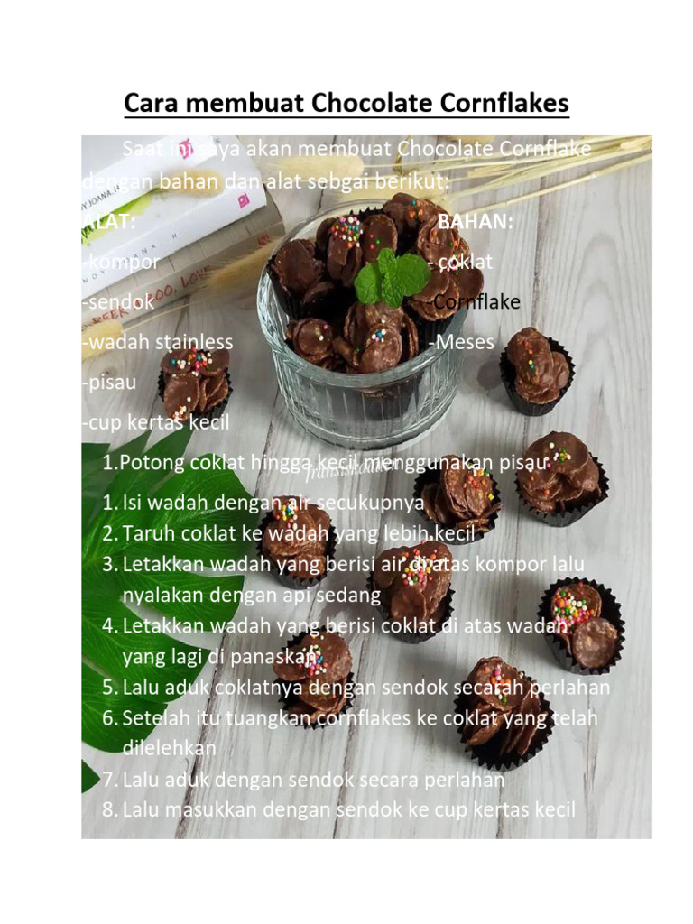 Cara Membuat Chocolate Cornflakes-2 | PDF