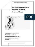 Escuela de Arte - Informe Final - Flores Braian