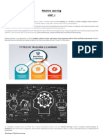 Machine Learning Unit-I