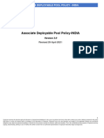Associate Deployable Pool Policy - 3 0 - Apr 2021