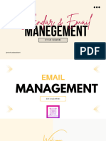 Email and Calendar Management