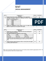 Assignment - DCM2102 - Financial Management - Bcom 3 - Set-1 and 2 - Sep 2023