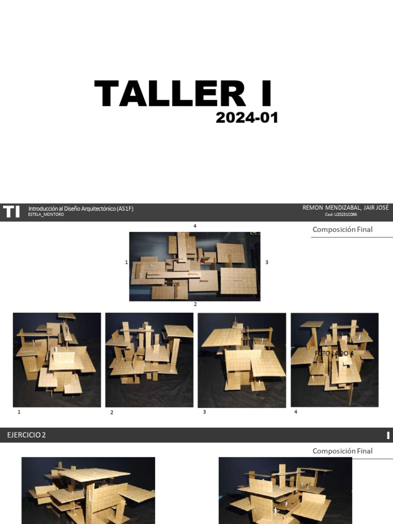 Taller de Diseño Arquitectónico 2024 | PDF