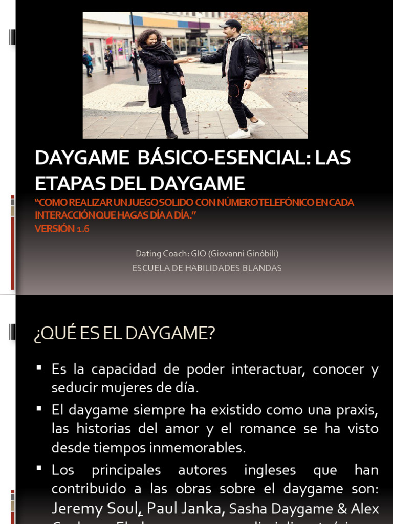 Daygame: Estrategias y Etapas Clave | PDF