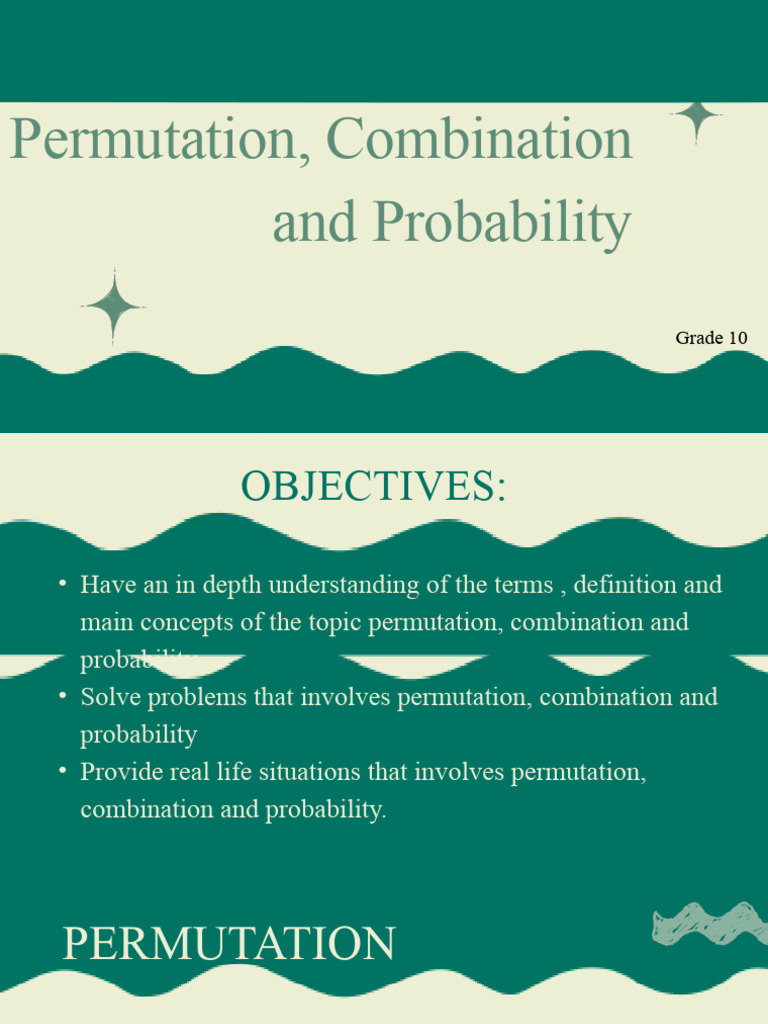 Permutation Combination and Probability | PDF